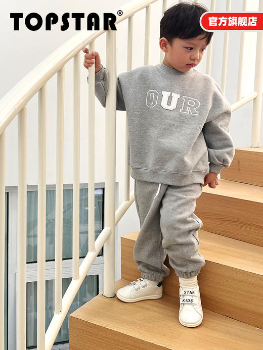 TOPSTAR男女童脏脏鞋软底儿童小白鞋1637 商品图1