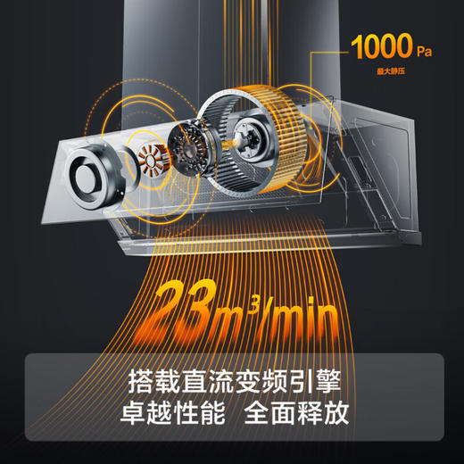 方太（FOTILE）【直流变频新品】油烟灶具套装JCD10TB+TH28B侧吸式家用23大风量挥手智控TA智能巡航增压5kW巨焰 烟+5.0kW巨焰【烟灶两件套】 天然气/液化气备注 商品图4