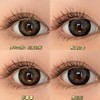 大直径日抛 熊猫奶盖 KikiCon  大直径14.5 着色14.2  （同品牌多盒购买更划算 选款色板在详情页内) 粗黑边 混血 灰色美瞳 商品缩略图4