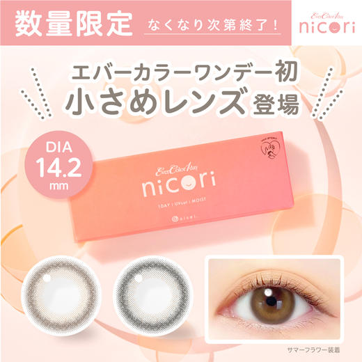 【日抛】「上海保税仓发货」Evercolor nicori新色 日本美瞳 日抛10片装 商品图1