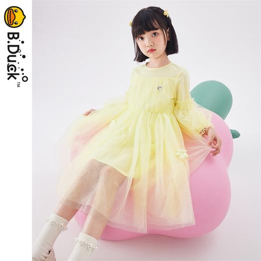 B.Duck小黄鸭童装春季连衣裙105-150 FF1480007 商品图0