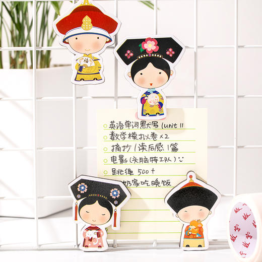 【故宫家居】帝后全家福纸质冰箱贴创意磁贴 商品图2