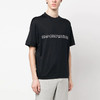 EMPORIO ARMANI 阿玛尼 男士字母徽标印花圆领短袖T恤 深蓝色 3R1TBD 1JUVZ 0920 商品缩略图1