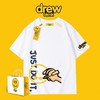 「黑白两色！男女同款」笑脸DREW短袖t恤 高街风FOG潮牌欧美情侣装棉宽松上衣 商品缩略图0