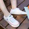 新款儿童帆布鞋小白鞋男女童低帮松紧kids小中大童 商品缩略图2