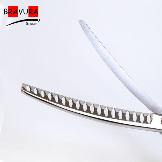 宠物经典弯鱼骨剪 M3T3-70  升级VG10钢材 意大利BRAVURAGROOM 商品图1