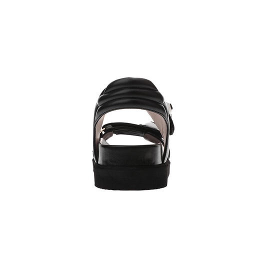 sheme国宝小白系列休闲可爱厚底熊猫头烫钻女士凉鞋可定制 商品图9