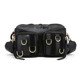 Chloe 蔻依 SEE BY CHLOE 女士牛皮中号相机单肩包 黑色 CHS22ASB34C07 001