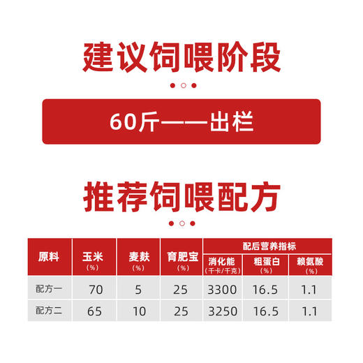 赛为猪饲料25%育肥浓缩料（60斤-出栏））40%蛋白中大猪通用含豆粕鱼粉40斤/袋 商品图2