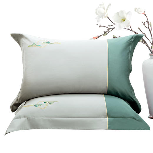 多喜爱山海经 60S新绒棉刺绣四件套 山川意境 cs 商品图4