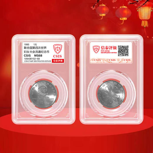 世界妇女大会纪念币 1995年发行 商品图4
