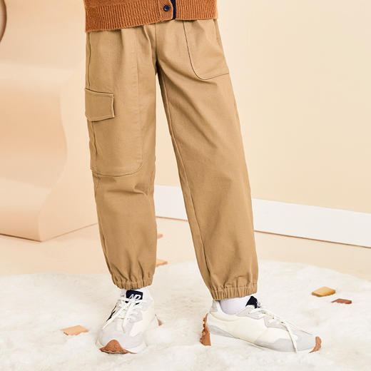 mettekids儿童裤子童装男童长裤2022春秋新款休闲洋气时髦休闲裤 商品图1