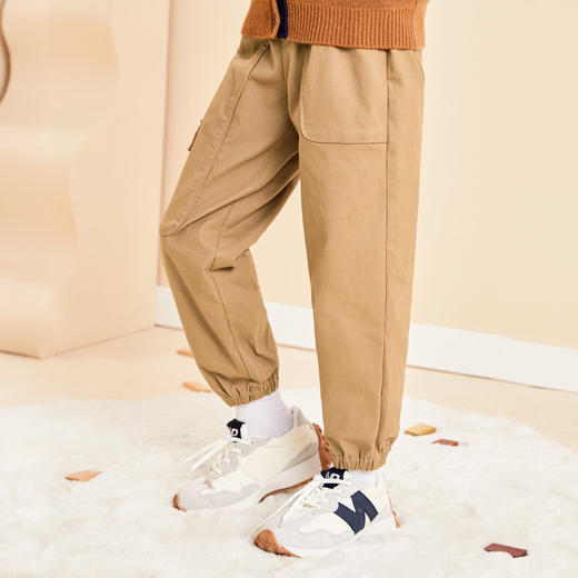 mettekids儿童裤子童装男童长裤2022春秋新款休闲洋气时髦休闲裤 商品图0