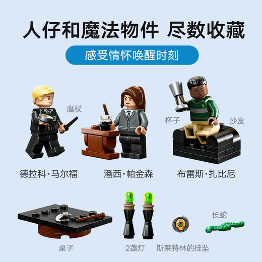 乐高积木76410乐高哈利波特系列 斯莱特林学院旗帜 商品图4