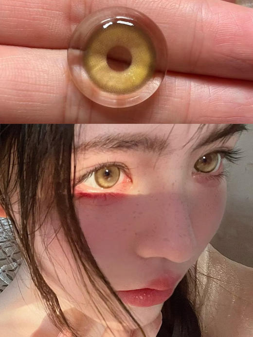 TOASTNOMI 大金块 年抛 2片 14.2mm 着色13.4mm 基弧8.6 含水38% 韩国进口 商品图0