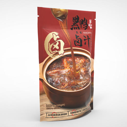 MM 山姆 酱心中和 黑鸭风味卤料 740g（185g*4） 商品图5