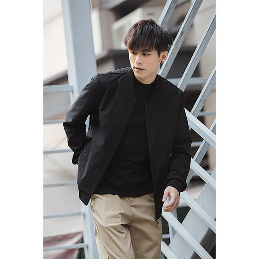 【断码清仓】HX 春季立领茄克衫外套/Y105310034101 商品图0