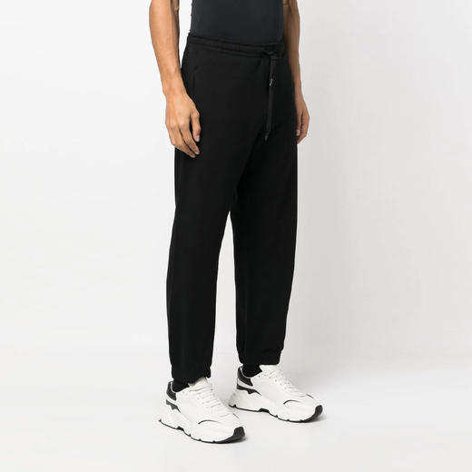 VERSACE JEANS COUTURE 范思哲 男士棉质刺绣徽标休闲运动裤 黑色 74GAAI01 CF00I 899 商品图1