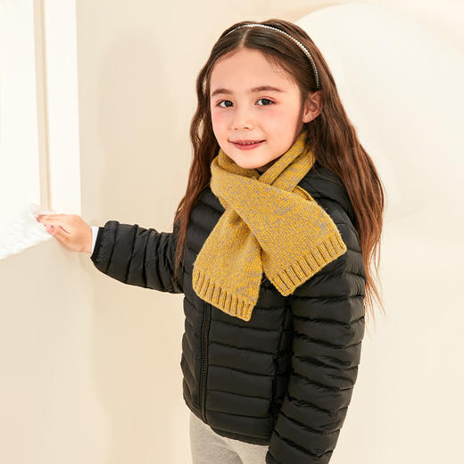 mettekids儿童羊绒围巾2022秋冬新款男童女童防风保暖针织围脖 商品图0