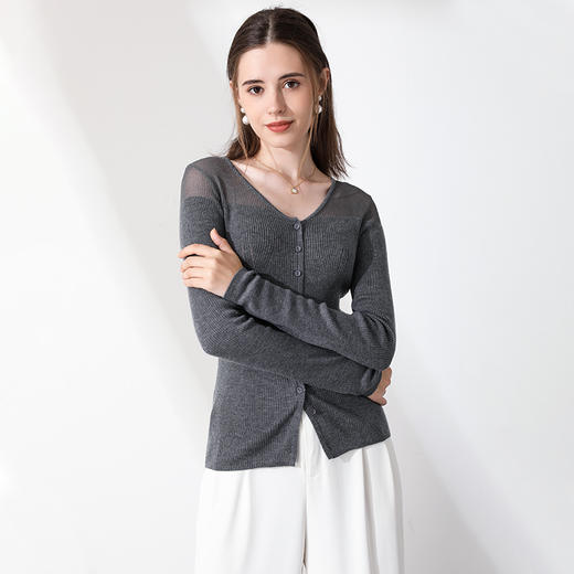 AVANN真丝羊绒开衫/半裙 商品图5