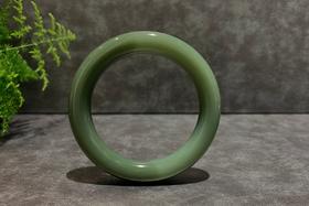 【御珠宫坊】和田玉沙枣青手镯53.5mm