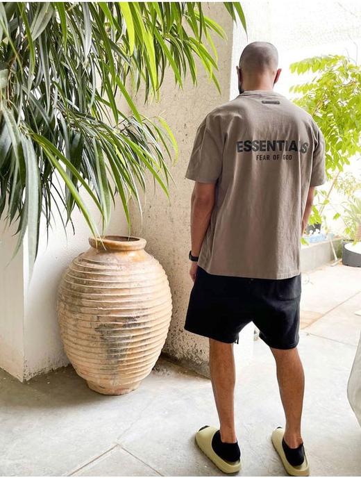 「五款配色！男女同款」FOG FEAR OF GOD复线ESSENTIALS潮流FG压胶短袖男士潮牌宽松t恤女上衣 商品图3