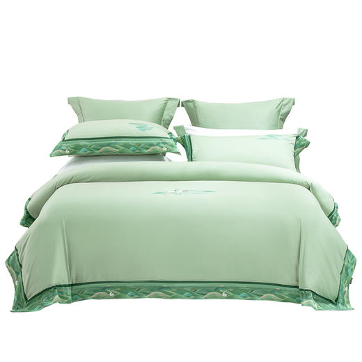 多喜爱山海经 60S新绒棉刺绣四件套 山灵曼路cs 商品图8