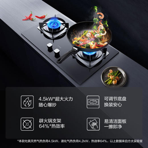 方太（FOTILE）油烟机灶具套装侧吸式近抽吸油烟机燃气灶煤气灶家用厨房猛火组合套餐22风量挥手JCD9B油烟机 +TH25B可调节4.5KW灶具 商品图3