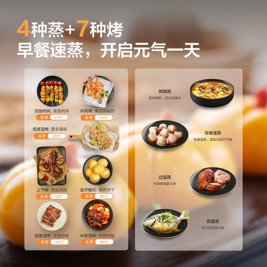 方太创享家 蒸烤箱一体机嵌入式家用 蒸烤炖*炸四合一 智能大容量55/49 蒸箱烤箱 ZK-ES5.i 商品图7