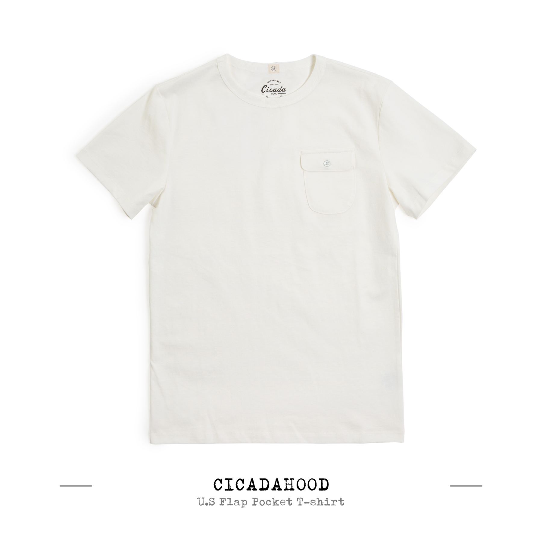 Cicadahood U.S Flap Pocket T-shirt 翻盖口袋 美式复古运动T恤