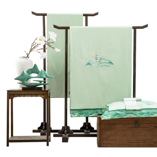 多喜爱山海经 60S新绒棉刺绣四件套 山灵曼路cs 商品图1