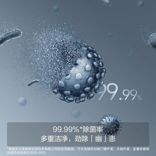 方太洗碗嵌入式15套洗碗大容量家用烘干除菌四翼四层洗7天保洁存储高端J全自动VT08\\V8 四翼喷淋无死角 商品图2