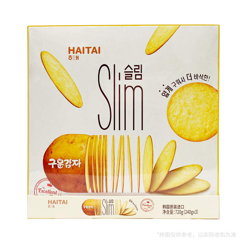 马铃薯薄脆饼干 250克x3 HAITAI