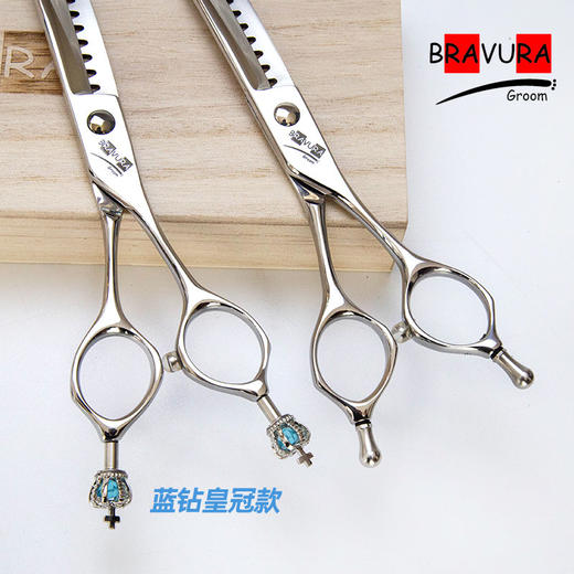 宠物经典弯鱼骨剪 M3T3-70  升级VG10钢材 意大利BRAVURAGROOM 商品图3