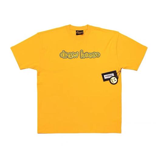 「三款配色！男女同款」Drew house笑脸字母标语潮牌男女情侣同款FOG高街宽松棉短袖T恤 商品图4