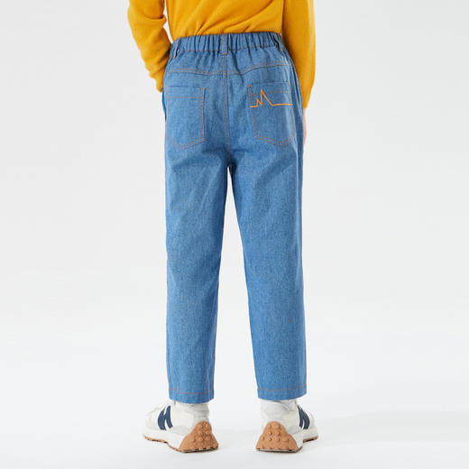 mettekids儿童裤子2022夏季新款男童时髦洋气中大童休闲裤牛仔裤 商品图3