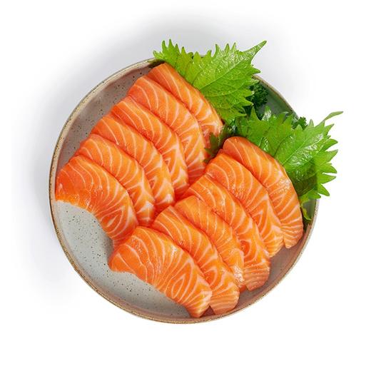 优选|挪威纯鲜三文鱼中段 刺身切片纹理清晰 鲜而不腻  400g/盒（附赠料包） 商品图1