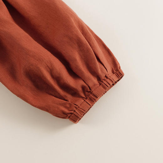 【马克珍妮 芦芙】夏装新款 女童100%天然亚麻灯笼裤230891 商品图5