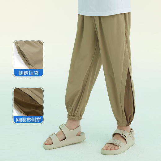 mettekids男童裤子2022夏季新款夏儿童防紫外线防晒裤速干休闲裤 商品图2