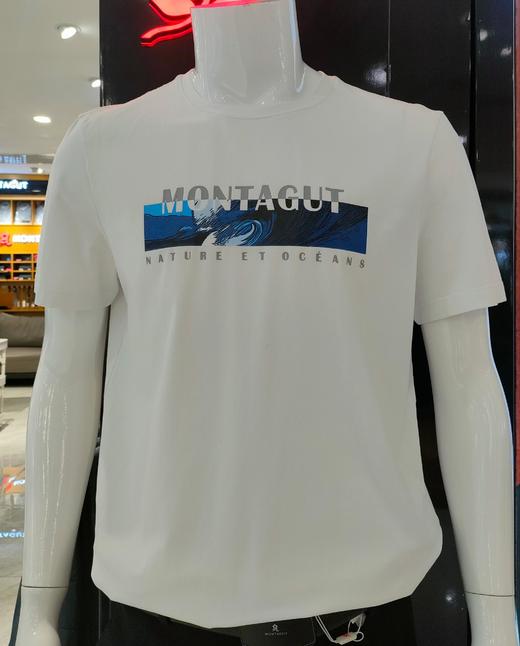 梦特娇男装2023款印花休闲短T 商品图0