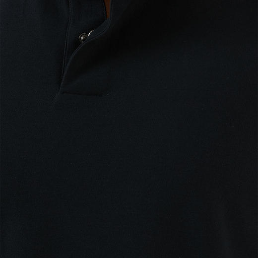 EMPORIO ARMANI 阿玛尼 男士棉质条纹短袖POLO衫 深蓝色 3R1FG2 1JCYZ 0920 商品图3