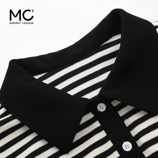 女装翻领假两件条纹拼接长袖衬衫C3212356 商品图1