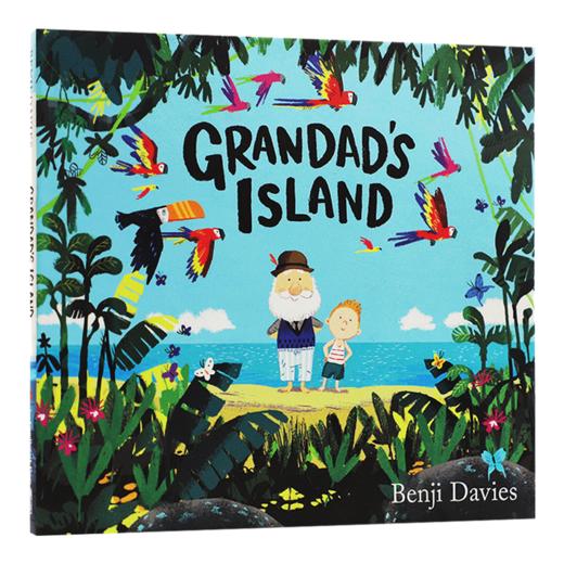 爷爷的天堂岛 英文原版 Grandad's Island Benji Davies插画绘本 教孩子理解亲人的逝去 精装 英文版进口原版英语书籍 商品图3