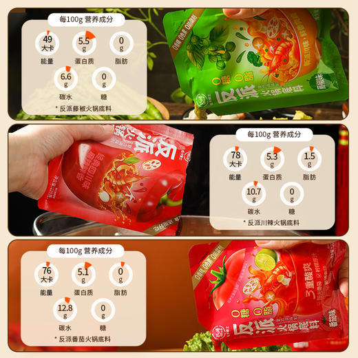 专属 低卡博士反派火锅底料四川麻辣烫家用火锅香锅调料 120g/袋 商品图1