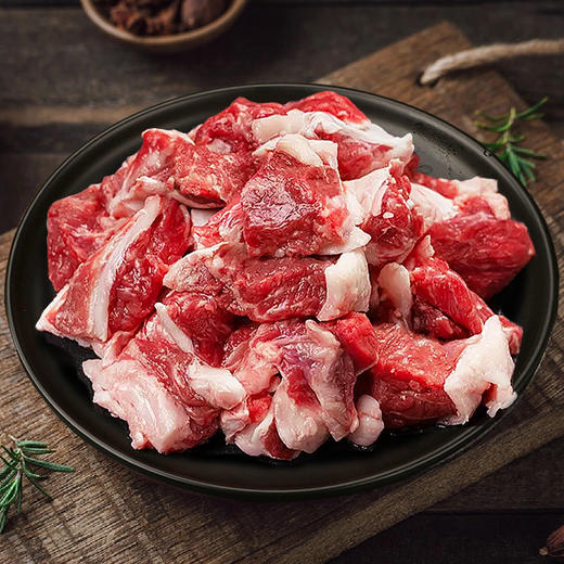 【北海湾】国产原切筋头巴脑1000g*2袋带筋带肉 红烧 炖煮 商品图3