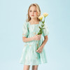 mettekids女童连衣裙夏中大童方形领绣花洋气时髦公主裙儿童裙子 商品缩略图2