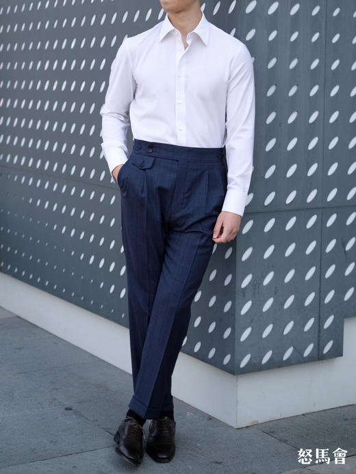 Reda Active 澳洲美丽诺羊毛白色意式工艺衬衫 商品图2