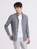 callisto灰调夏日蓝格纹全棉意式领衬衫 SSSTL033C 商品缩略图1