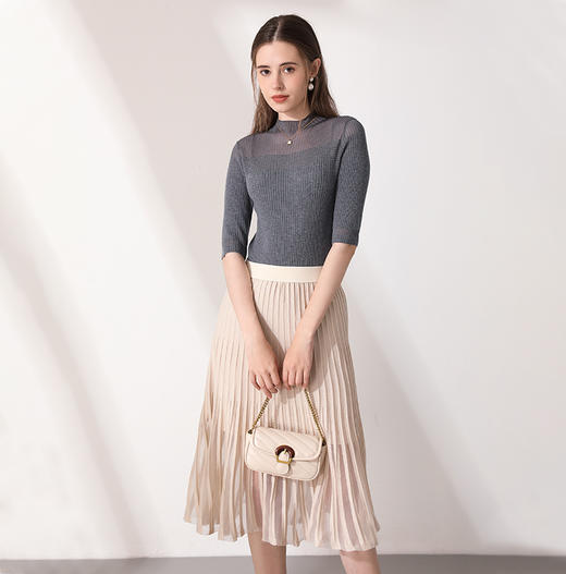 AVANN真丝羊绒开衫/半裙 商品图1