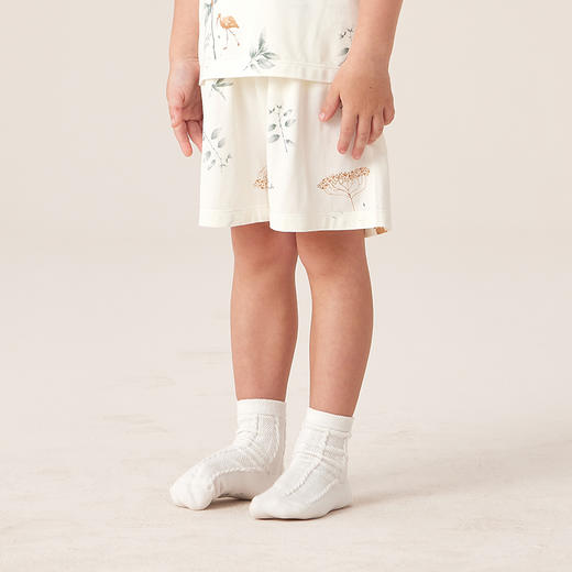 【商场同款】英氏儿童家居服女宝短裤夏季薄款男童阔腿五分裤 商品图1